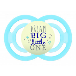 MAM Perfect éjszakai szilikon cumi 6h+ - Kék - Dream big