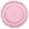 BabyLion Prémium kör alakú babafészek - Rózsaszín