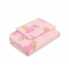 BabyLion Prémium 2 részes ágyneműszett (75x100) - Rózsaszín - hercegnők