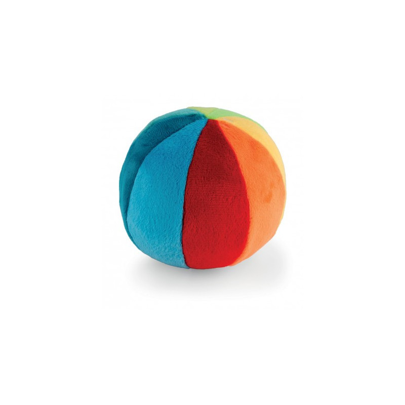 Canpol Plüss labda csörgővel - Piros-Kék