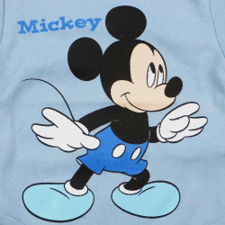 AB Hosszú ujjú pamut body - Kék - Mickey egér (86)