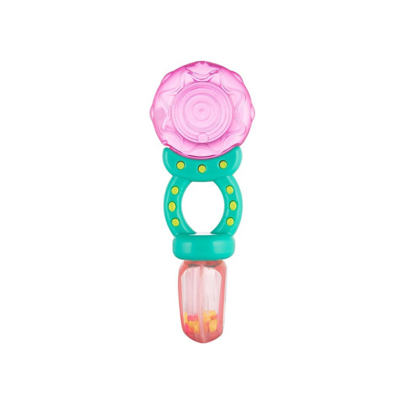 Canpol Hűsítő rágóka csörgővel - Lollipop - Rózsaszín