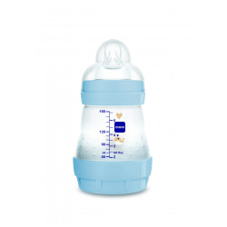 MAM Anti-Colic cumisüveg 0h+ (2023) - 160 ml - Kék - Bálna