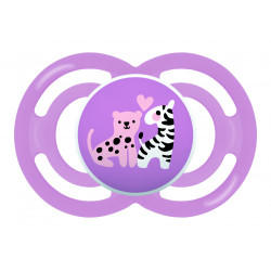 MAM Perfect szilikon cumi 16h+ (2023) - Rózsaszín - Zebra