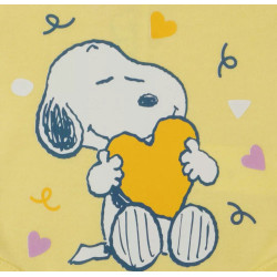 ABR Hosszú ujjú pamut body - Sárga - Snoopy (50)