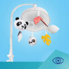 Canpol Szenzorikus Bluetoothos plüss zenélő forgó - Panda