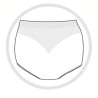 Carriwell Pocakra húzható kismama bugyi - Fehér (XL méret)
