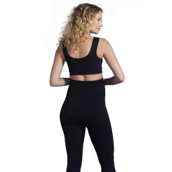 Carriwell Pocakra húzható kismama leggings - Fekete (S méret)