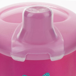 Canpol Csöpögésmentes itatópohár kemény ivócsőrrel 250 ml (9h+) - Rózsaszín
