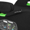 Lionelo Luuk Fix i-Size ülésmagasító - Black Carbon