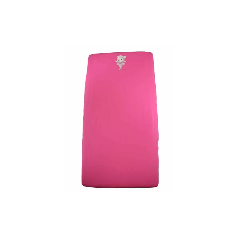 ABR pamut lepedő - Világos pink - Cuki minták (60x120-70x140 cm)