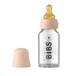 BIBS cumisüveg szett - Púder rózsaszín (110 ml) (0-3 hónap)