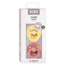 BIBS Colour 2 db-os cumi szett - Krémsárga és tearózsa (6-18 hónap)