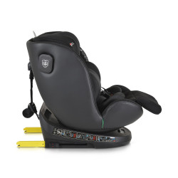 Cangaroo Castor I-Size 360°-ban forgatható ISOFIX gyermekülés (40-150 cm) - Fekete