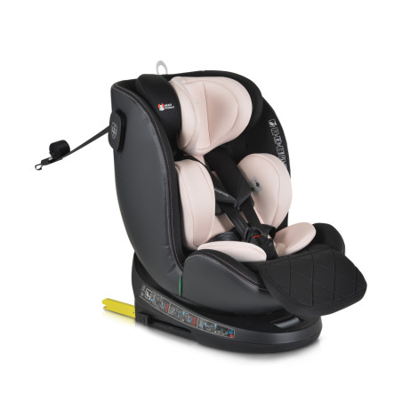 Cangaroo Castor I-Size 360°-ban forgatható ISOFIX gyermekülés (40-150 cm) - Púder