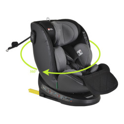 Cangaroo Castor I-Size 360°-ban forgatható ISOFIX gyermekülés (40-150 cm) - Szürke