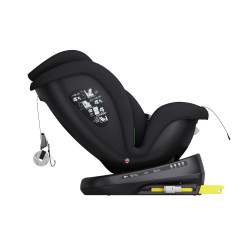 Foxter I-Size 360°-ban forgatható ISOFIX gyermekülés (40-150 cm) - Black