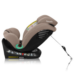 Lionelo Bastiaan One I-Size 360°-ban forgatható ISOFIX gyermekülés (40-150 cm) - Beige Sand