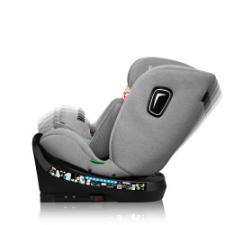 Lionelo Brave I-Size 360°-ban forgatható ISOFIX gyermekülés (40-150 cm) - Grey Stone