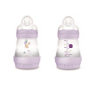 MAM Anti-Colic Matt cumisüveg 160 ml (2024) - 0h+ - Lila - Zsiráf