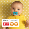 MAM Comfort puha szilikon cumi (0-3 hónap) - Kék