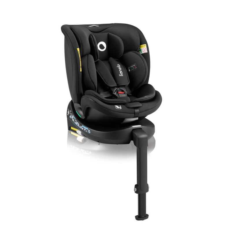 Lionelo Navy I-Size 360° forgatható ISOFIX gyermekülés (40-150cm) - Black Onyx