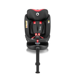 Lionelo Navy I-Size 360° forgatható ISOFIX gyermekülés (40-150cm) - Black Red