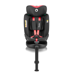 Lionelo Navy I-Size 360° forgatható ISOFIX gyermekülés (40-150cm) - Black Red