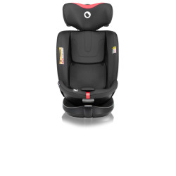 Lionelo Navy I-Size 360° forgatható ISOFIX gyermekülés (40-150cm) - Black Red