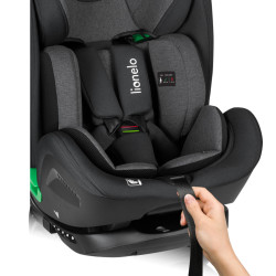 Lionelo Harper I-Size ISOFIX gyermekülés (76-150cm) - Black Carbon Grey