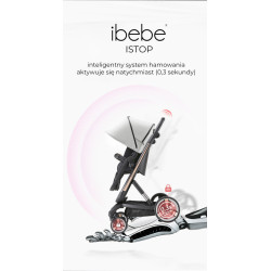 IBEBE i-Stop&Drive Gloss multifunkciós elektromos babakocsi 2in1 - Orange 