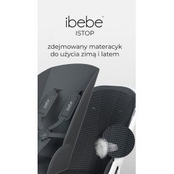 IBEBE i-Stop&Drive Gloss multifunkciós elektromos babakocsi 2in1 - Orange 