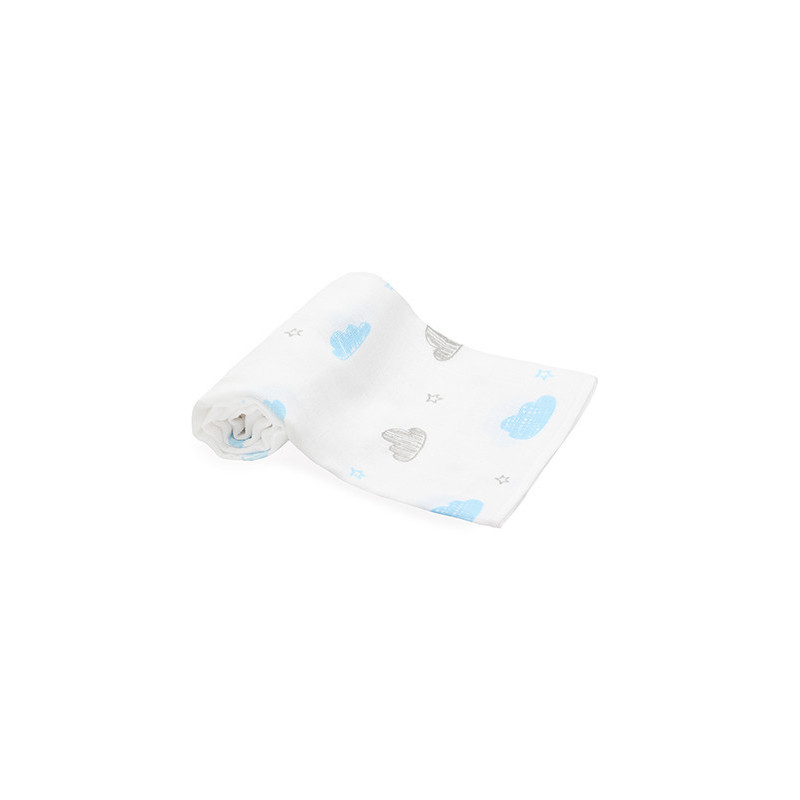 Scamp Tetra Textil pelenka szett (3db) - Fehér alapon kék felhők