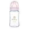 Canpol babies EasyStart anti-kólikás cumisüveg Royal Baby 240ml (3h+) - Little Princess - Rózsaszín