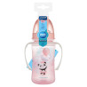 Canpol babies Cseppmentes Szilikon tanulópohár világító fogantyúval 240ml (6h+) Exotic Animals - Rózsaszín