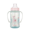Canpol babies Cseppmentes Szilikon tanulópohár világító fogantyúval 240ml (6h+) Exotic Animals - Zöld