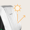 Lionelo Thermal Cover gyermekülés védőhuzat túlmelegedés ellen - Ezüst-Fekete