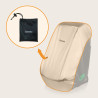 Lionelo Thermal Cover gyermekülés védőhuzat túlmelegedés ellen - Ezüst-Fekete