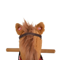 Moni Toys Thunder Plüss Hintaló 70cm - Világosbarna