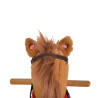 Moni Toys Thunder Plüss Hintaló 70cm - Világosbarna