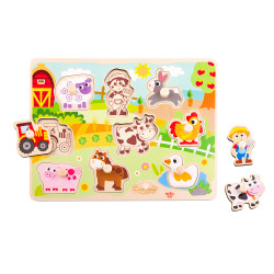Tooky Toys Fa Puzzle Farm...