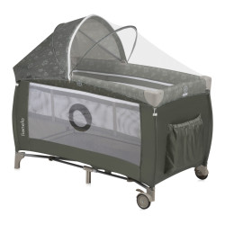 Lionelo Sven Plus multifunkciós utazóágy - Beige Olive