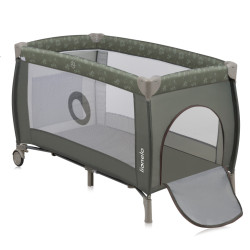 Lionelo Sven Plus multifunkciós utazóágy - Beige Olive