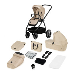 Lionelo Meril 2in1 multifunkciós babakocsi - Beige Sand