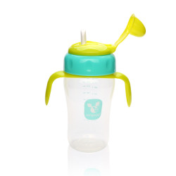 Cangaroo Cup2 csőrős itatópohár 270 ml (6h+) - Kék