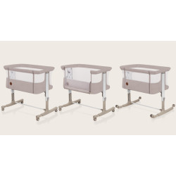 Lionelo Aurora 3in1 babaöböl, babaágy és bölcső -  Beige Cappuccino