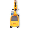 Moni Toys Excavator ráülős kanalas munkagép sisakkal - Sárga