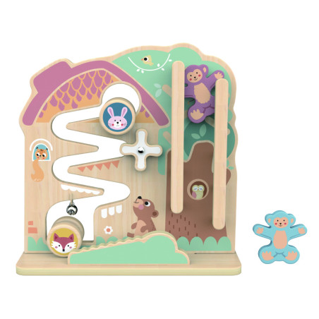 Tooky Toy 2in1 Golyópálya TK397N fa játék