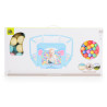 Moni Toys Labdamedence 50db színes labdával 146x65,5cm - Kék - Elefánt