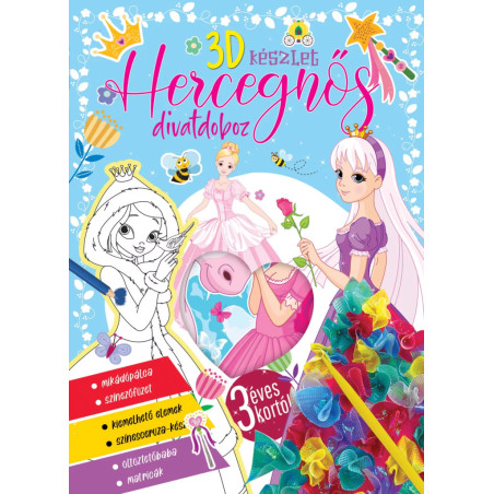 Napraforgó 3D készlet - Hercegnős divatdoboz